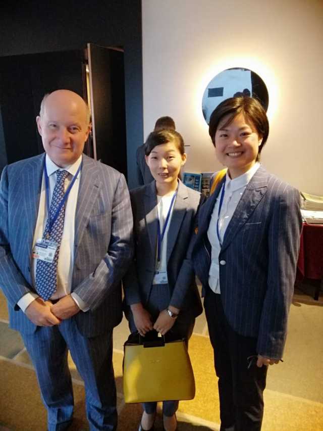 OSCE 회의에서 증언한 전능신교 난민 신청자 2인과 마시모 인트로빈