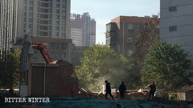 철거 후 교회 모습