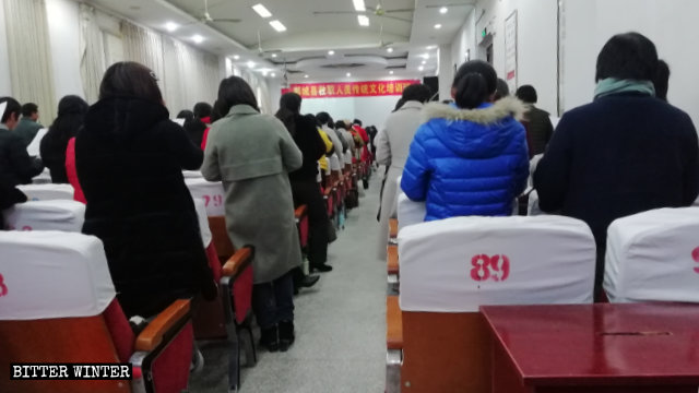 단청현의 한 삼자교회에서 열린 중국 전통 문화 교육