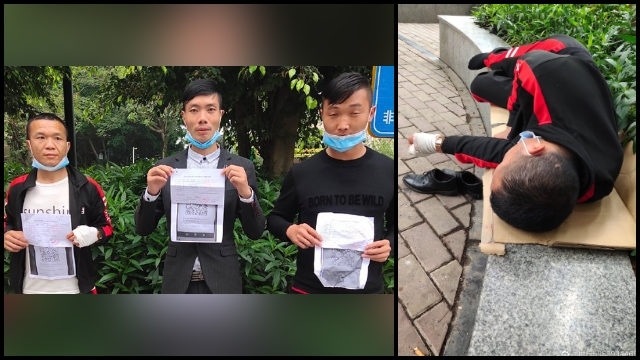 4월 8일에 우한 봉쇄가 해제되었을 때, '레이선산'(雷神山) 병원 건축 일을 했던 노동자들은 자신의 권리를 변호했다는 이유로 탄압을 당했으며, 얼마 동안 한 공원에서 생활해야 했다